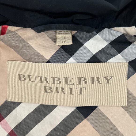 Burberry Brit Black Zip Cinch Waist Jacket | XS - Picture 11 of 11